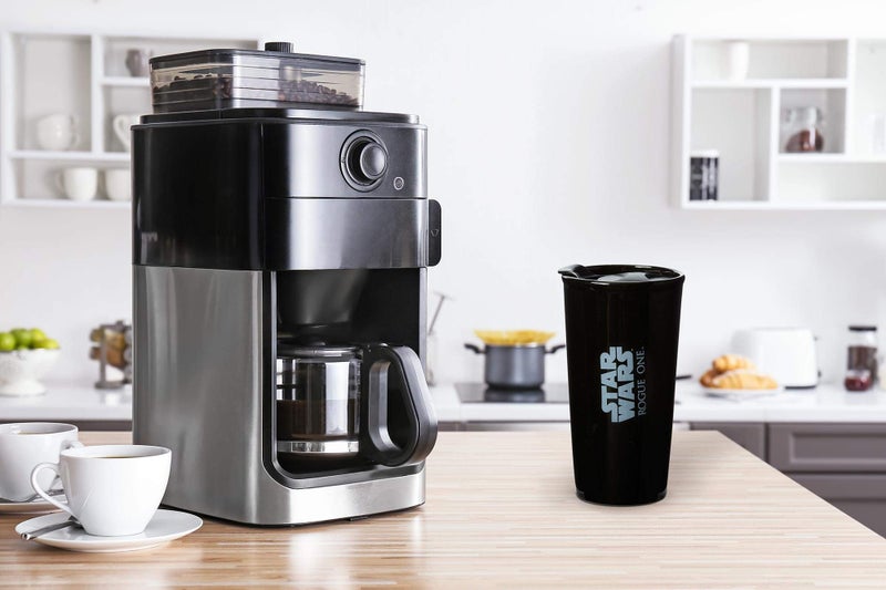 STAR WARS Collectible Star Wars Rogue One Travel Mug with Plastic Lid - Ceramic Container for Hot Coffee, Tea, Cocoa - Death Trooper Character Design - Licensed Disney Item - Image 5
